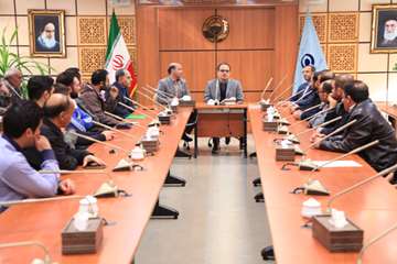 دیدار رئیس دانشگاه و معاونین با پرسنل خدماتی